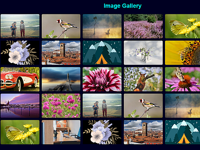 Responsive Grid Layout Image Gallery