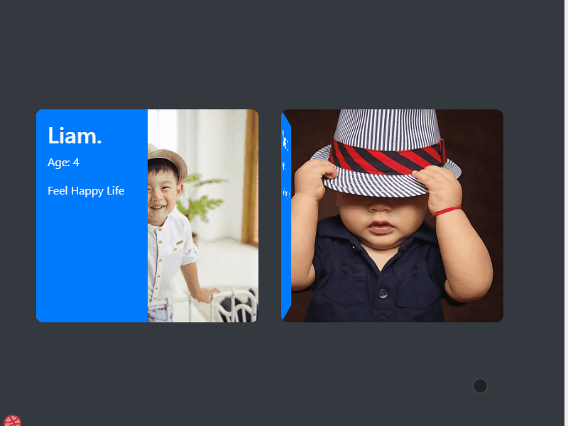 html and css child image hover transition design