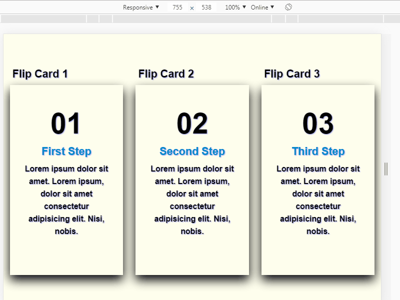 Css Flip Effect designs, themes, templates and downloadable graphic ...