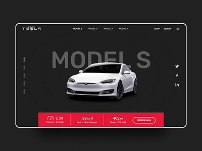 Tesla Website Redesign