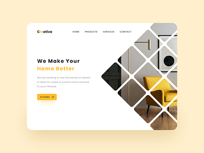 Creativa - Landing Page Redesign