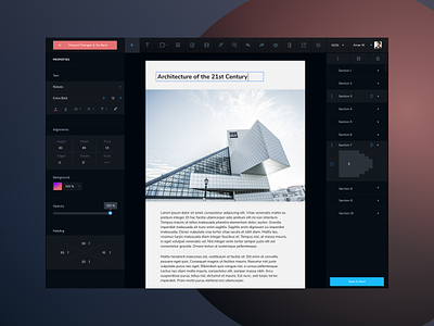 Redesigning the Experience of Microsoft Word Editor Interface 2020 2021 architecture clean concept dark mode dark theme dark ui design editor microsoft minimalist minimalistic ms word product product design ux ux ui uxdesign word document