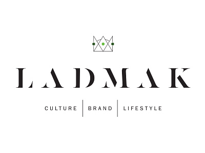LADMAK branding crown king logo
