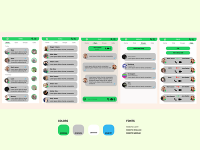 Whatsapp Mobile App Uı-Ux Concept Re-Design