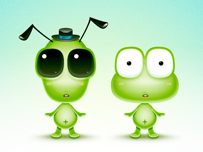 Just fun（Ant and Frog） ant frog zldesign