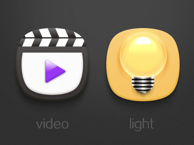 Icons android icon light theme video zldesign