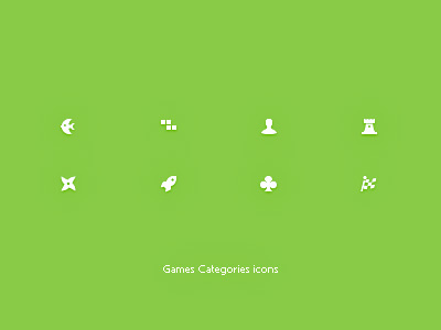 Games Categories categories games icons