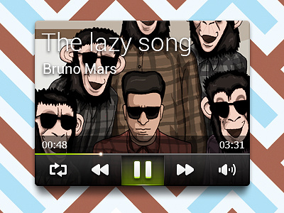 Music Player android ios music player ui widget zldesign