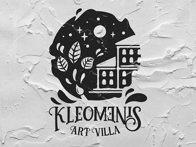 Logo design “art villa Kleomenis” 3d adobe illustrator adobe photoshop branding crete design flat graphic design illustration logo rethymno ui ux vector villa