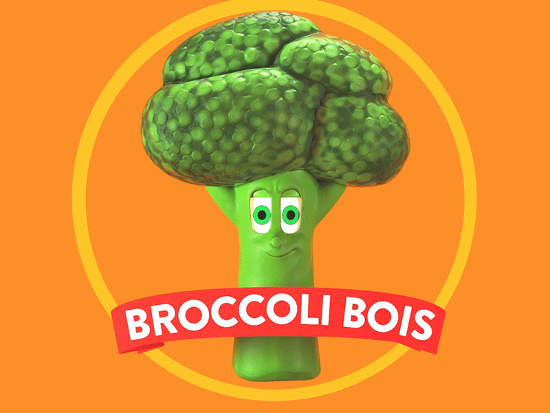 The Broccoli Boi 3d animation character character design cinema 4d logo animation motiongraphics