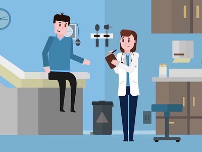 Primary Care Physician (Healthcare Animation) 2d animation adobe illustrator character animation character design explainer animation explainer video illustration vector