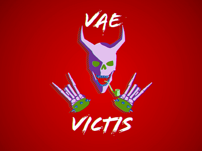 Vae Victis 2d animation 80s style adobe animate cinema 4d kinetic kinetic type logo mograph motion graphic retro traditional animation vector art