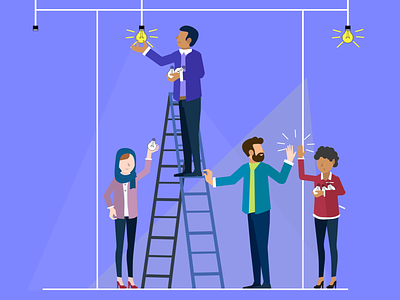 Effective Teamwork - Animated by DapperPixel on Dribbble