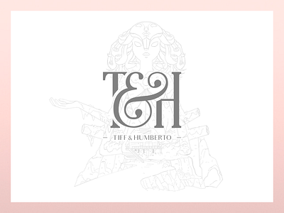 T&H branding design invitation logo monogram monogram logo steven universe vector