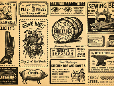 Vintage Newspaper Adverts