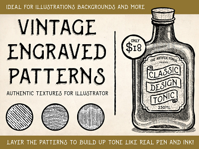 Vintage Engraved Patterns