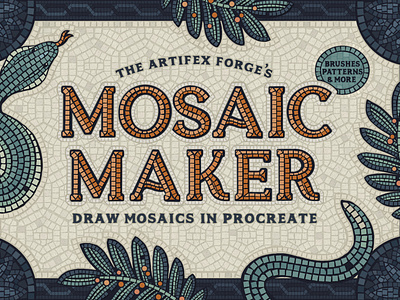 Mosaic Maker - Procreate Brushes