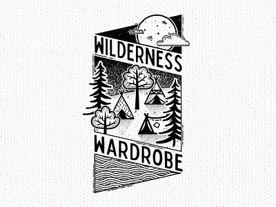 Wilderness Wardrobe Tag design