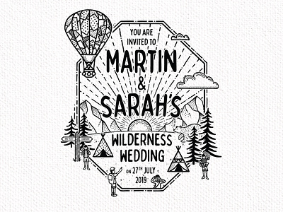 Wilderness Wedding Invite