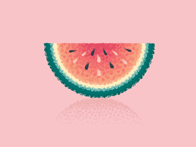 Melon brush brushes fruit illustrator impressionism impressionist melon melons texture