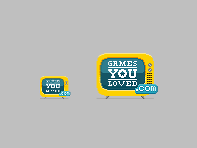 Games you loved logo logo pixel pixel art