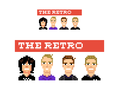 The Retro Team avatars blog pixel pixel art