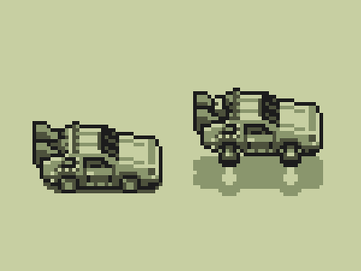 #gbjam Flying pixel art Delorean