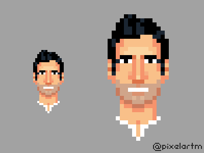 Igor Amendola Pixel Art pixel pixel art portrait