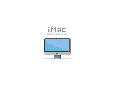 Pixel Art iMac