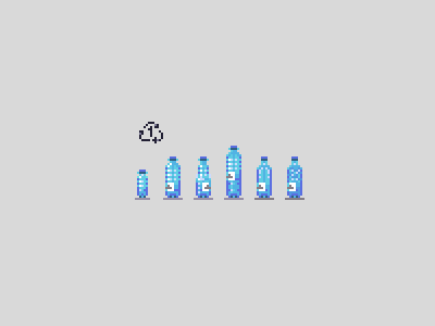 PET bottles bottle pet pixel art pixel dailies