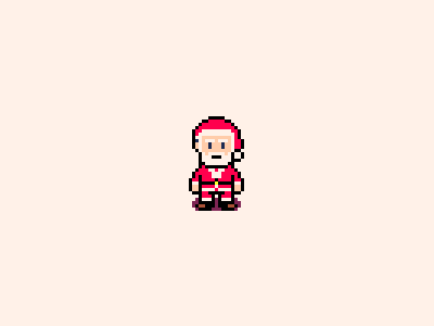 Santa Claus pico8 pixel pixel art
