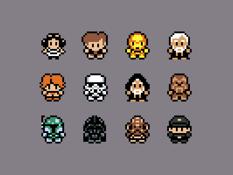 More Star Wars meets Pokémon animation darth vader gif pixel pixel art pokémon star wars