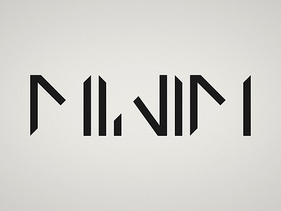 Minim Font experiment font ion minim minimal minimalistic