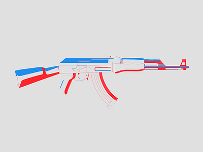 3D illustration - Patriot AK