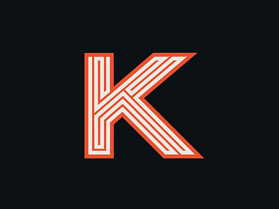 Kline branding design graphic ion k logo lucin mark