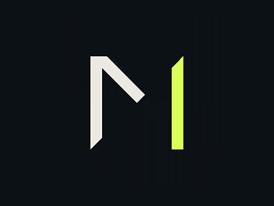Minim branding design graphical ion logo lucin m mark minim