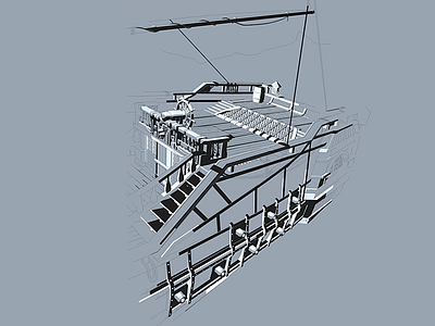 Jackdaw - Pirate Ship. Detail 04 3d illustration ion jackdaw lucin modeling pirate ship