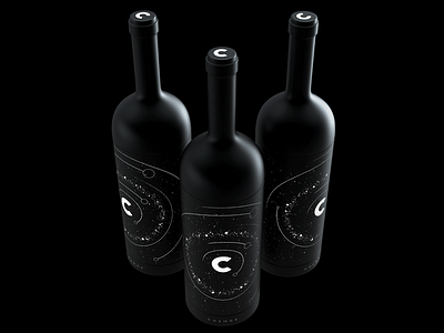 Cosmos - Multiple bottle design ion lucin motion packaging universe wine