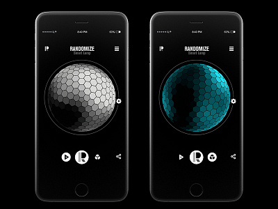 Randomize App Design - Randomize function app app design branding icon icons ion lucin logo logo design motion motion design motion graphics ui