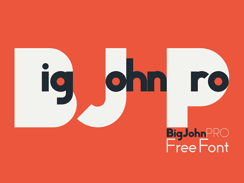 Big John PRO - FREE Font by Ion on Dribbble