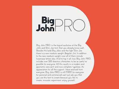 Big John PRO - Definition font free graphic gratis ion lettering lucin motion typeface typography