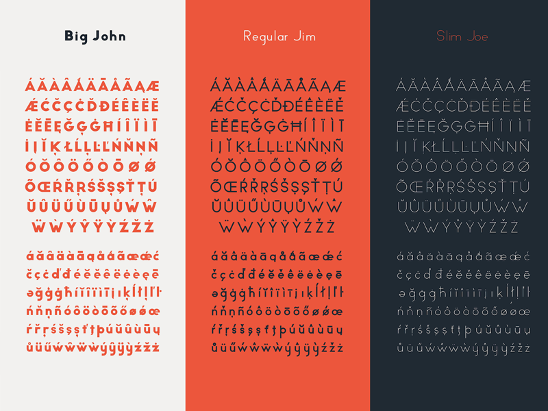 Big John Pro Diacritics By Ion On Dribbble