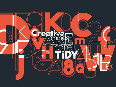 Creative minds animated animation font graphic io lucin motion n lettering randomize typeface typography