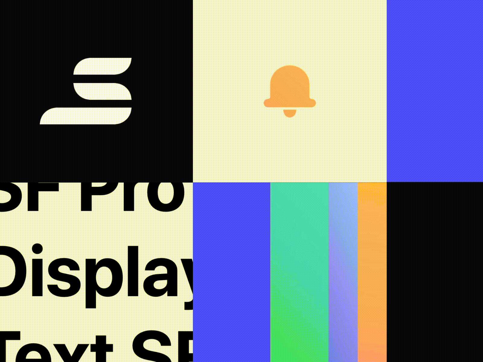 Sage Groupy Visual Identity Grid animation app branding design interaction logo typography ui visual identity