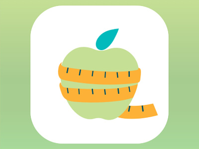BMI Calculator App Icon logo app icon vector ui sketch design