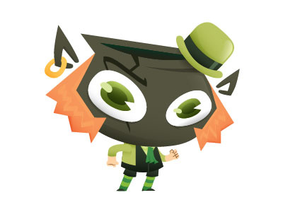Player 1 - Irish Game character design game leprechaun