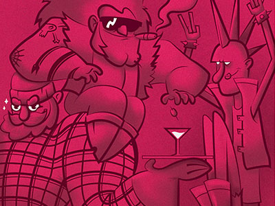 Wip - The Closet bar character pink