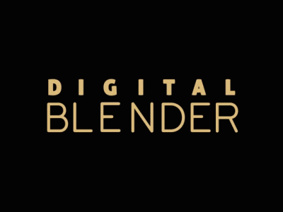 Digital Blender Logo illustration logo motion