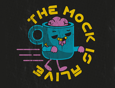 The mock is alive alive apparel design frankestein illustration illustrations logo mock mockup mug vector zombie