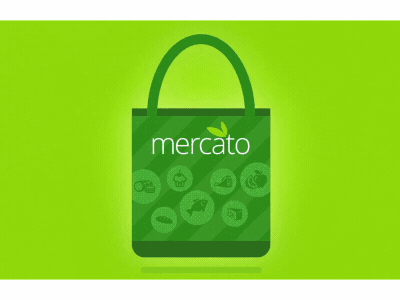 Mercato animation animation character color cycle gif green handbag mercato